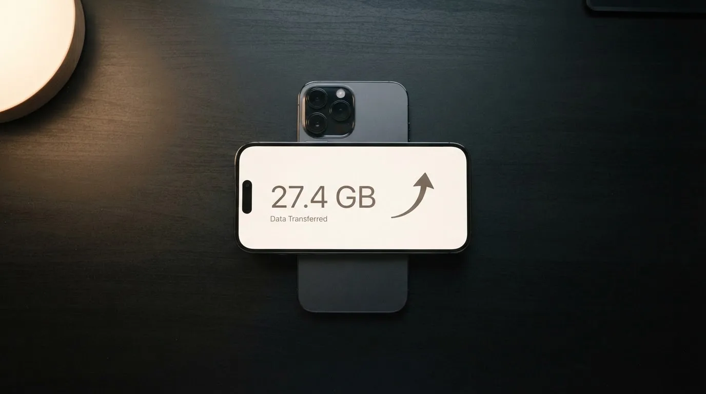A phone showing a stablecoin transfer screen