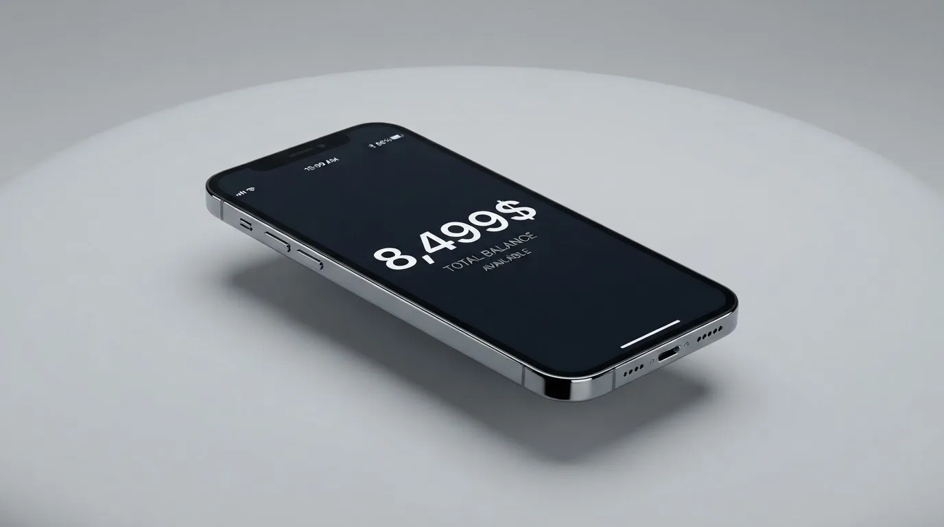 A phone showing a stablecoin transfer screen